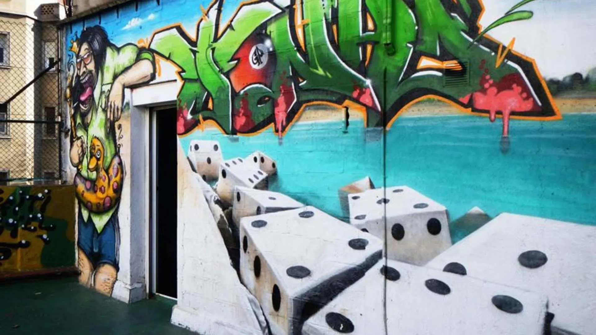 No Limit Hostel Graffiti Barselona